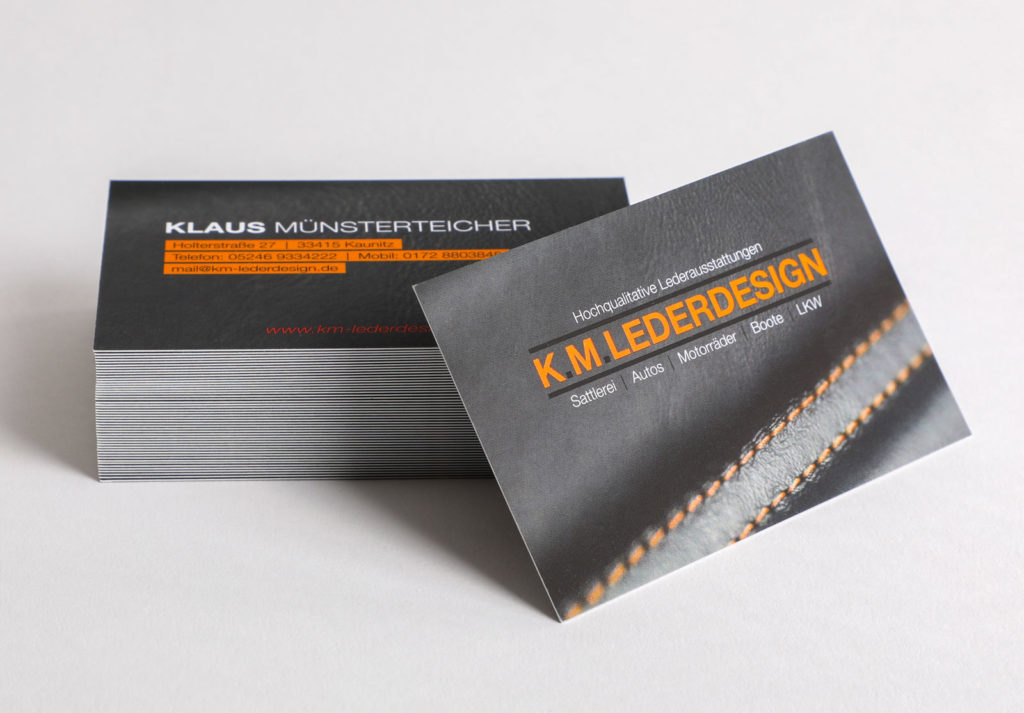 Print Design Paderborn • DESIGN 7 • Visitenkarten • Werbeagentur Paderborn