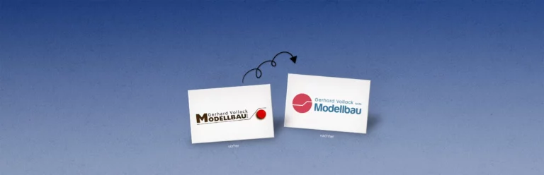 Referenz DESIGN 7 - Werbeagentur Paderborn - Corporate Design Logo Redeseign Vollack Modellbau GmbH