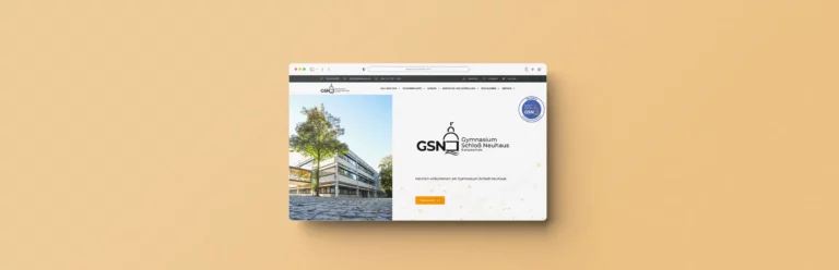 Referenz DESIGN 7 - Werbeagentur Paderborn - Webdesign GSN Gymnasium Schloß Neuhaus