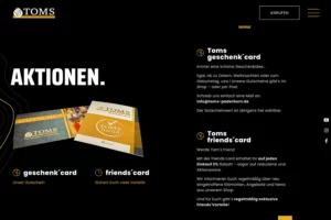 Referenz DESIGN 7 - Werbeagentur Paderborn - Webdesign Toms